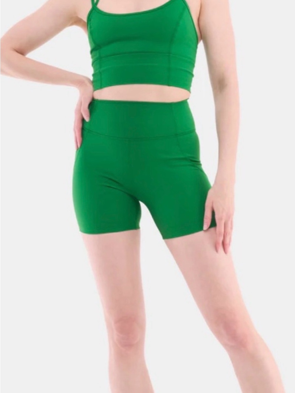 HALFDAYS Hattie short in Verdant